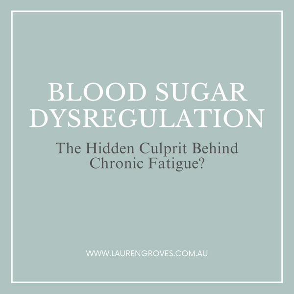 Blood Sugar Dysregulation: The Hidden Culprit Behind Chronic Fatigue?